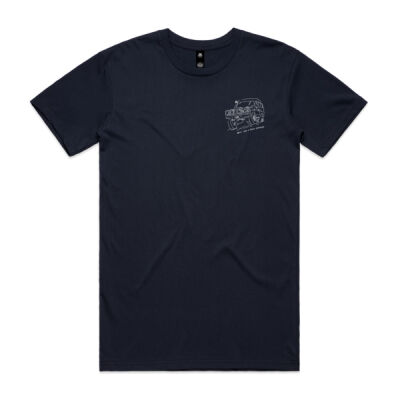 Troopy Gear Australia 'Built' Classic Men's Tee - White Thumbnail