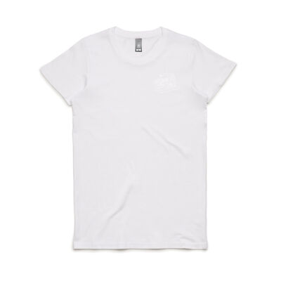 Troopy Gear Australia 'Built' Classic Women's Tee - White Thumbnail